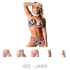 NWOT Moana Bikini Jaws vee bikini bottoms